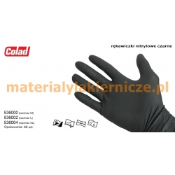 COLAD 536004 NITRILE GLOVES BLACK materialylakiernicze.pl
